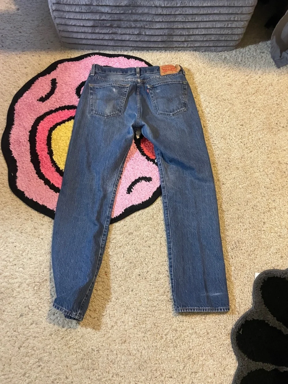 Levi's Men's Straight Leg Blue Denim Jeans